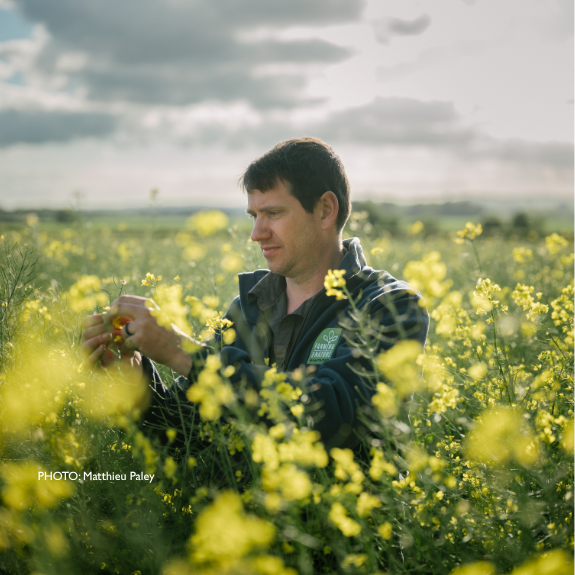 farmer at Leckford estate